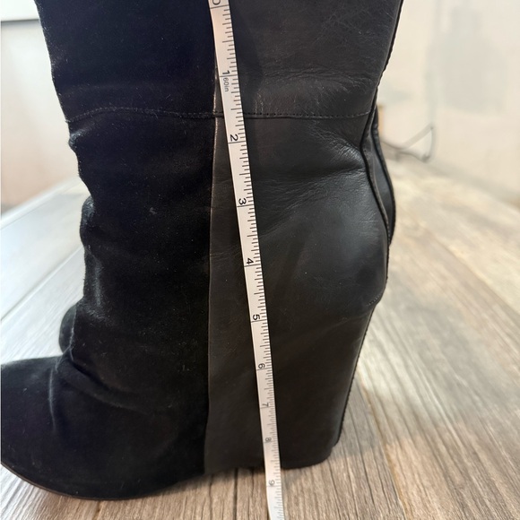 Aldo Black Heeled Boots for Women - Picture 3 of 8